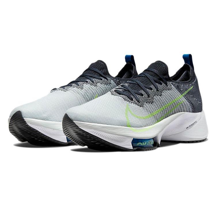 Nike Air Zoom Tempo NEXT% Flyknit Dark Smoke Grey Lime Men Sneakers Lime-Glow CI9923-007