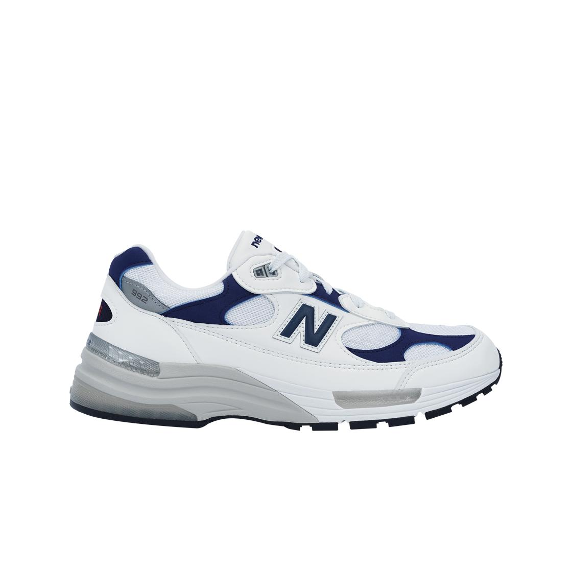 

New Balance 992 Made In Usa White Navy 235