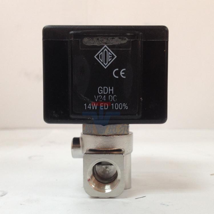 Italy Ode DN8 110V Two-Way 316 Stainless Steel Solenoid Valve 21L2K1T30