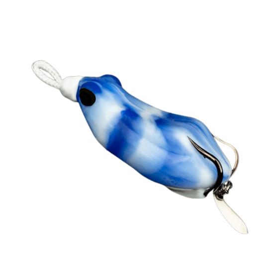 Fishing Lure Artificial Bait with Drainage Holes Realistic Looking Vibrant Color Sharp Hook Frog Fake Lure Bait Fishing Tackle