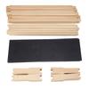 10 Set Beehive Frames Foundations Kit Honey Bee Frames with Beeswax Coated Food Grade Foundation
