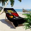Moon Print Beach Towel, Large Soft Quick Dry Towel for Beach Camping Swimming