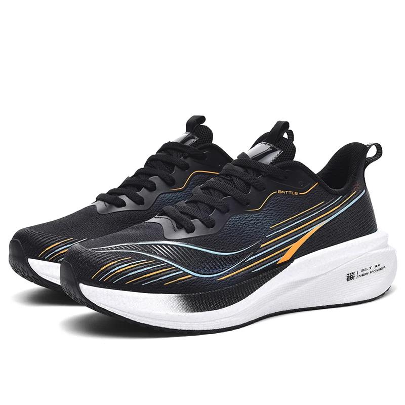 

Marathon Sport Running Shoes Men Breathable Comfortable Athletic Nonskid Leisure Outdoor Hiking Training Men Sneakers Large Size 39