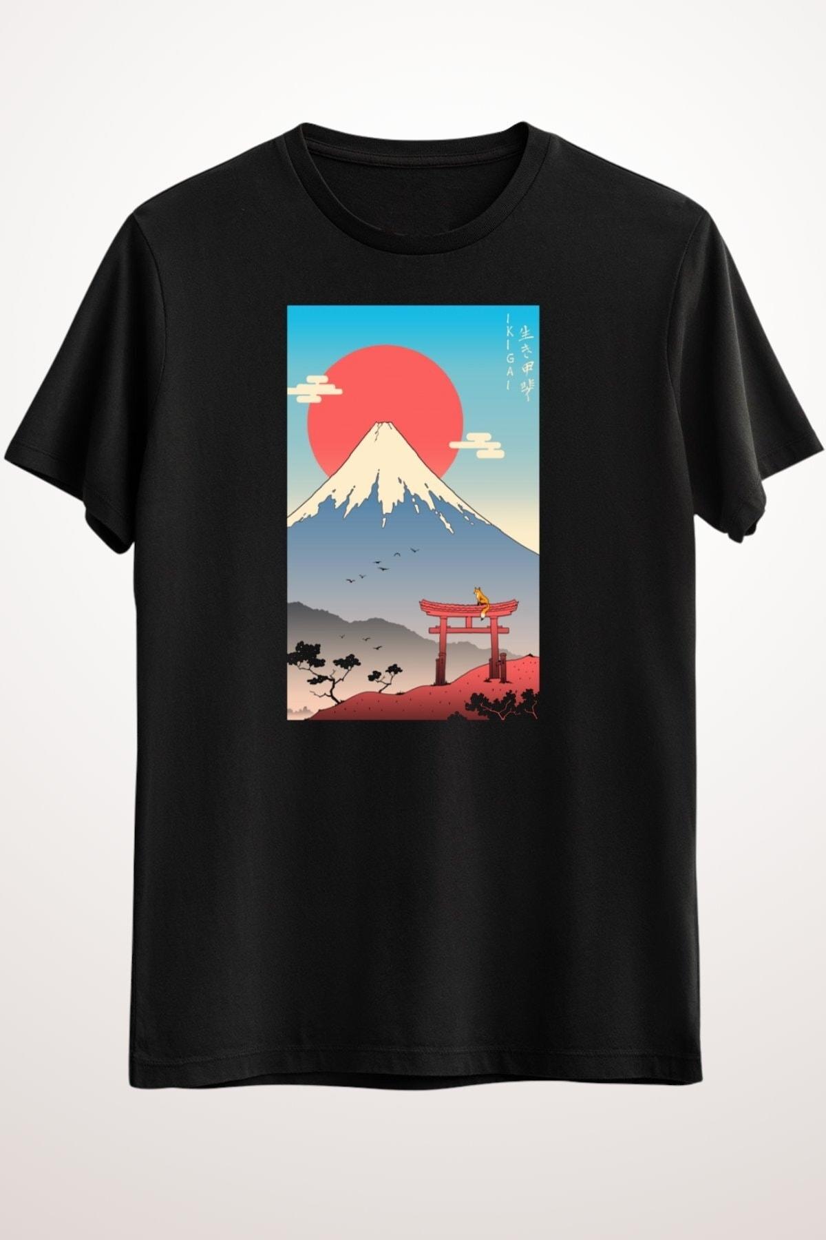 

Erkek Siyah Ikigai In Mt. Fuji - Ds1225