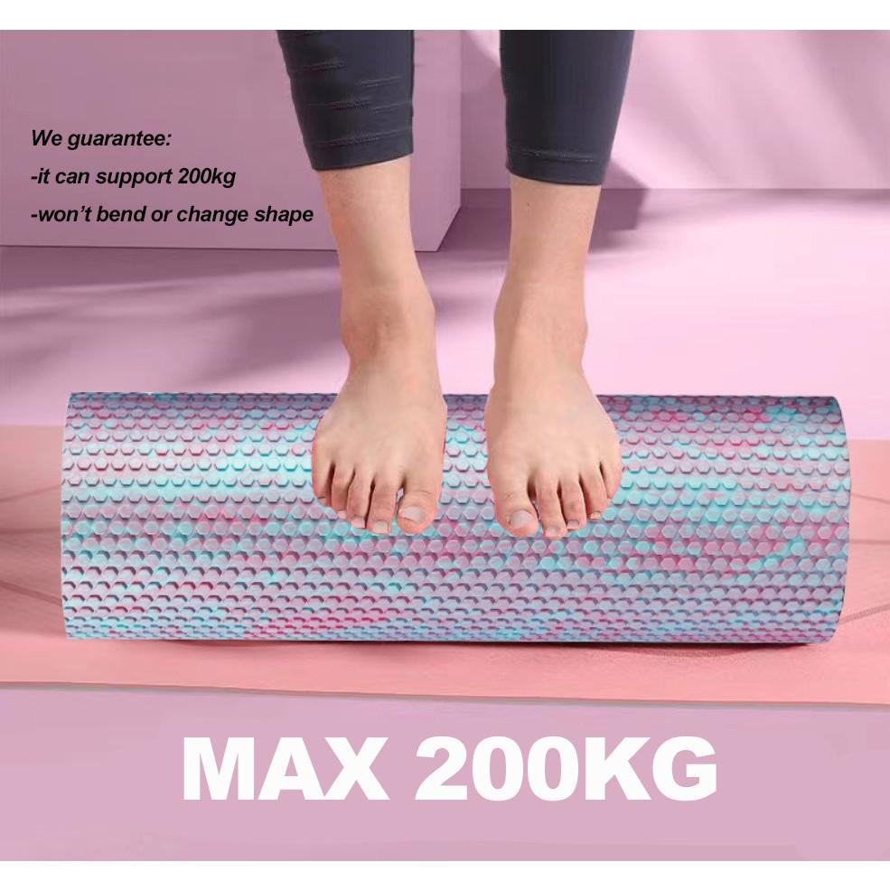 30/45/60/90cm 6 Punti Massaggio Angolari Rullo Palestra Rilassante Muscolo EVA Rullo Yoga Fantastico Multipli Colori Fitness Rullo in Schiuma