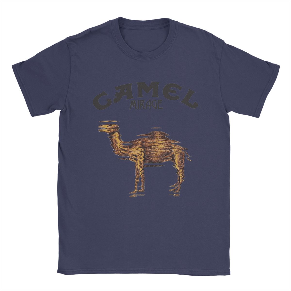 

2026 New Summer Vintage Camel Mirage Band Print Tshirt Short Sleeve Streetwear Mens and Womens Tshirt Mens Top 4XL