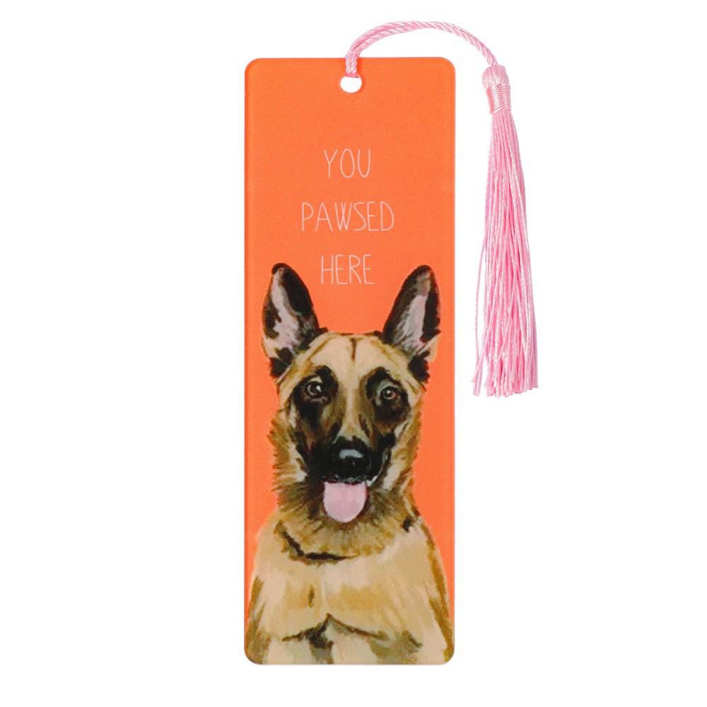 

Dog Lovers Bookmark Lightweight Reading Accessories Gift Dog Acrylic Bookmark Scratch-Resistant Tassel Book Marks For Reading