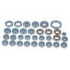 32Pcs Steel Sealed Bearing Kit RC Car Bearing Kit for Axial Capra 1.9 Unlimited Trail 1/10 RC Car