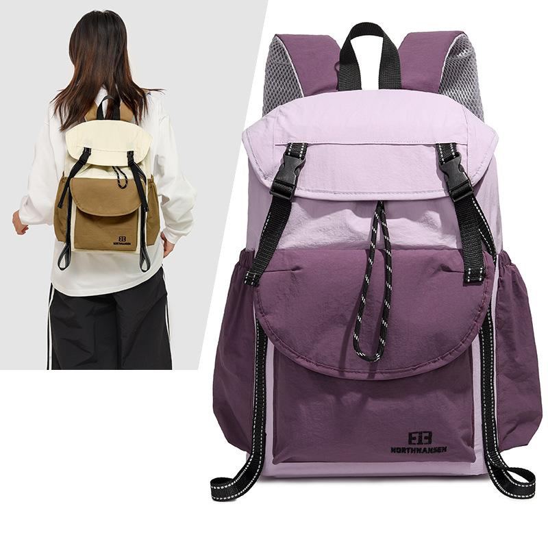 Outdoor large-capacity waterproof middle school student schoolbag new hiking and camping backpack