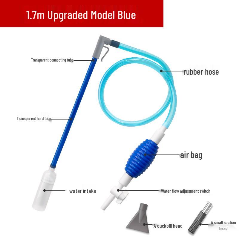 Automatic Fish Tank Water Changer & Cleaner with Siphon Tube for Small Tanks