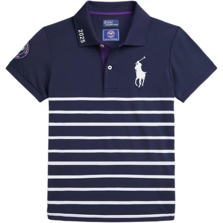 

Polo Ralph Lauren Футболка поло FW25 Полосатая Рубчик Вышитая Короткий рукав Детская Детская одежда CWPOKNIG8020590-410 L