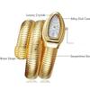Women Luxury Stainless Steel Quartz Watch Bracelet High-quality Fashion Gold Ladies Wristwatch Only Watch