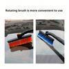 3-In-1 Car Snow Scraper with Broom, 360° Rotating Ice Broom, Detachable Snow Shovel, Extendable Snow Brush, Foam Handle, for Car, Truck