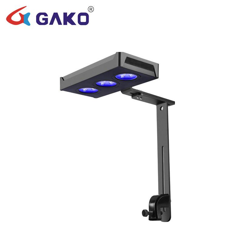 GAKO Coral Light Q2B Full Spectrum LED Clip Light for Small Saltwater and Algae Tanks