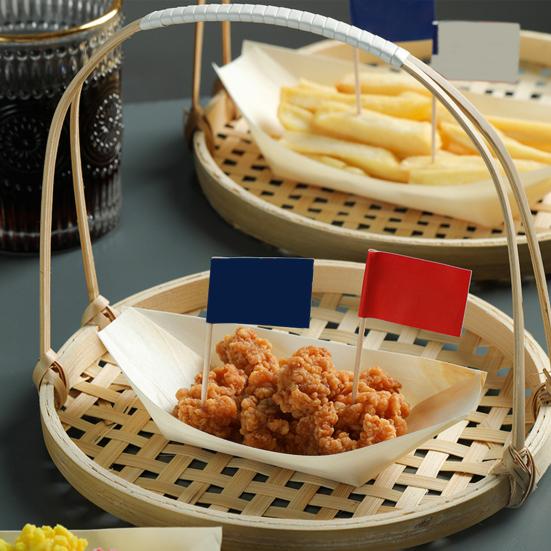 50 Adet Ahşap Atıştırmalık Tepsisi Çevre Dostu Tek Kullanımlık Tekne Şekilli Meze Tabakları Partiler Düğünler Aile Toplantıları İçin Toksik Olmayan Servis Tepsileri