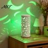 Romantic Accent Light USB Butterfly Projector Lamp, RGB 16 Colors Decorative Lamp with Remote Bedroom Night Control, Hollow-out LED for