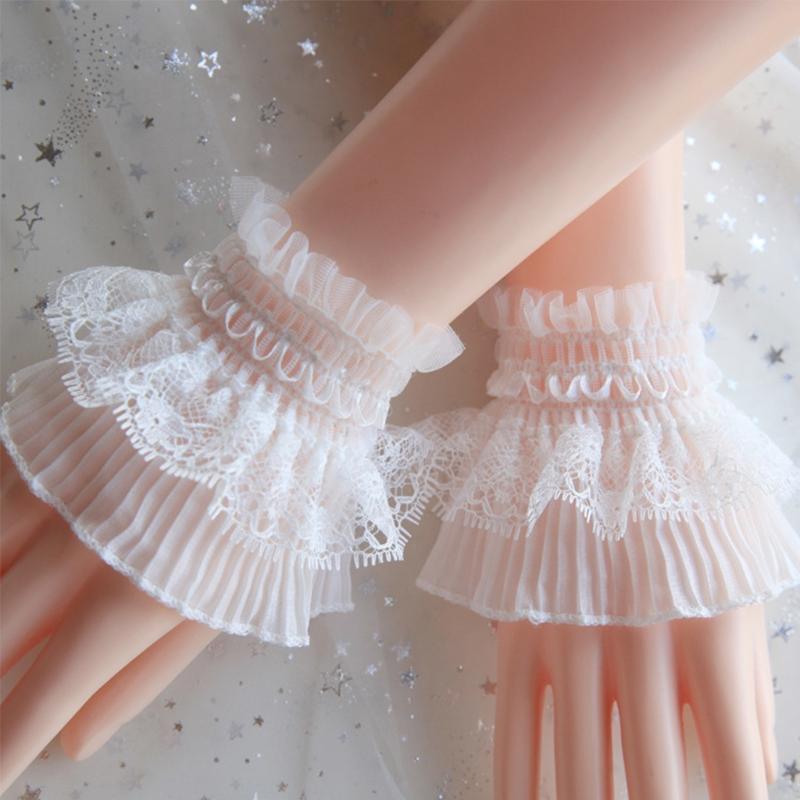 Fake Sleeves Autumn Winter Wild Sweater Decorative Sleeves Lace Sleeves Wrist Fake Cuff for Gilrs Women