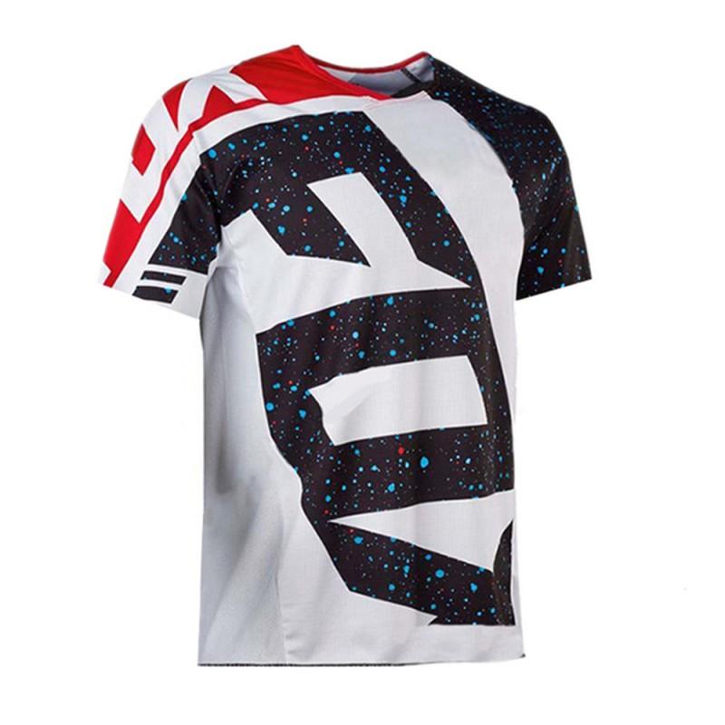 Herren Kurzarm-Motorrad-Fahrradtrikot Schnelltrocknend Offroad-Radfahren Disc-Sportarten
