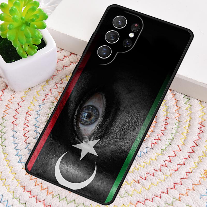 Libya Flag Silicone Phone Case For Samsung Galaxy note 10 pro S26 S25 S24 S23 S22 S21 Plus S25Ultra Capa Cover