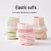 Langsha Women's Pure Cotton Antibacterial Ankle Socks (5 Pairs)