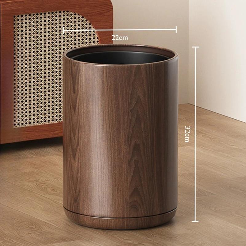 Vintage Waste Bins Living Room Large Wastebaskets Round Bucket Trash Cans Beautiful Office Trash Bins Luxury Home Supplies