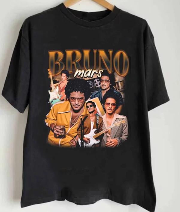 Bruno Mars 90S Shirt Bruno Mars Graphic Tee Retro Bruno Mars Shirt XXXXL