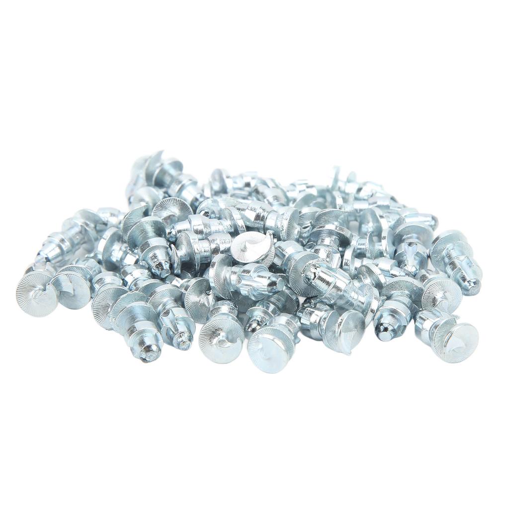 50PCs Tire Thread Studs Tungsten Steel Screw for Loader Skid Steer Tractor Forklift Motorcycle Off‑Road Vehicle