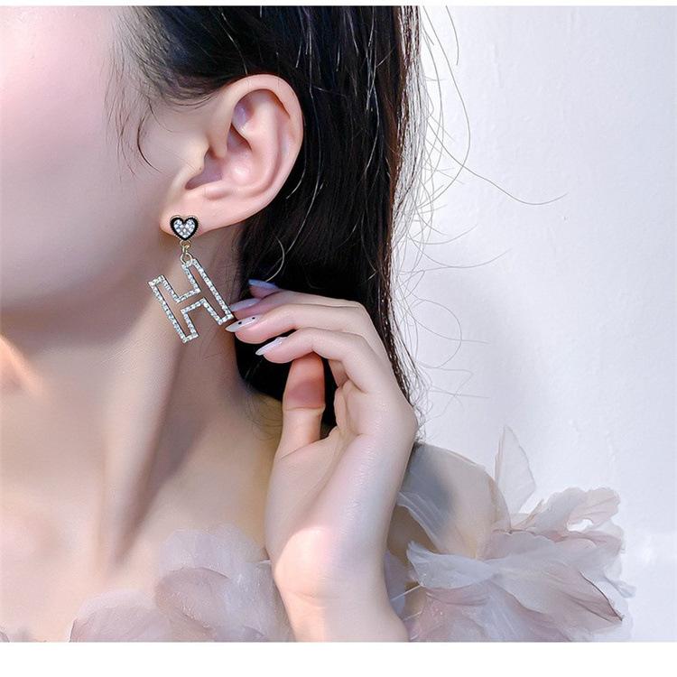 No Ear Without Piercing Long Tassel Rhinestone Ear Clip Luxury Ear Accessories