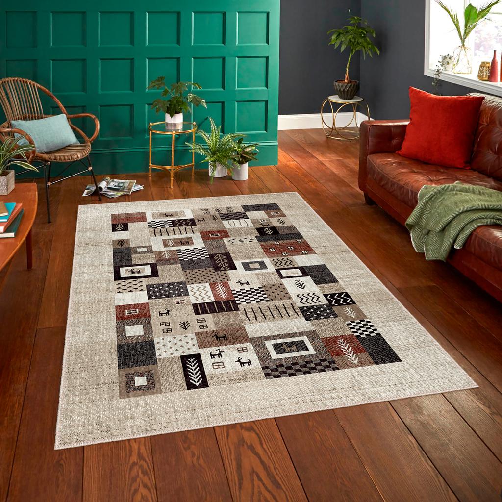 Decorative Area Rugs, Rugs For Living Room, Machine Washable Rug, Non Slip Rug