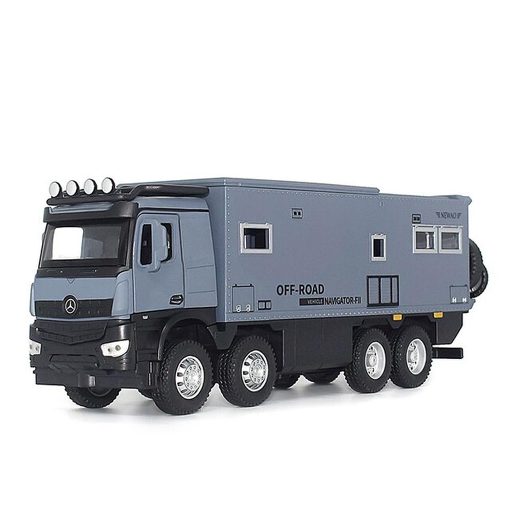 1/24 NOMADISM NAVIGATOR Benz 8X8 Alloy Die Cast Toy Car Model Sound and Light Children's Toy Collectibles Birthday Gift