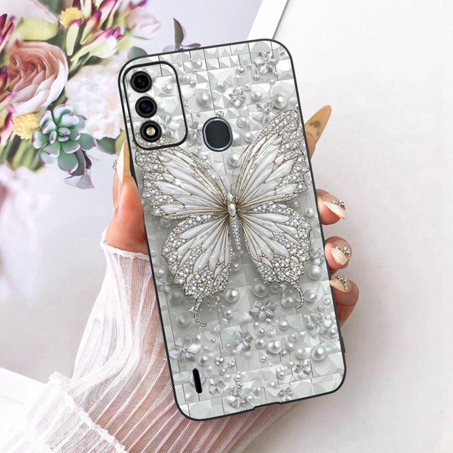 Cute Printing Phone Case For ITEL A48 Soft Black Silicone TPU Cases For Itel A48 Covers Bumpers