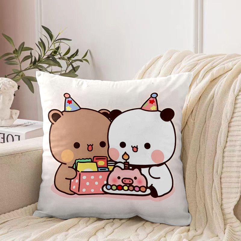 Cute Cartoon Red Panda Throw Pillows, Sofa Cushions, Nap Pillows, Birthday Gifts