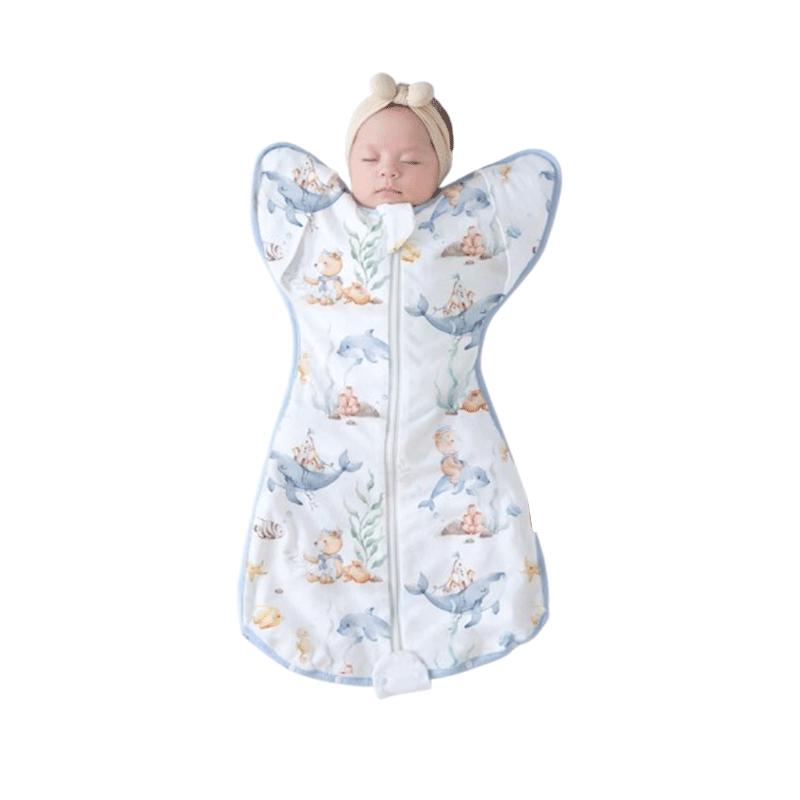 JOYNCLEON Newborn Baby Anti-Startle Pure Cotton Sleep Sack L (70-83cm)