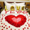 1000 pcs /pack Non-woven Fabric, Simulated Flower Petals, Rose Petals,  Birthday Setting Balloon Accessories Shape
