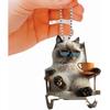 Cute Siamese Cat Car Hanging Ornament, Cat Car Rear View Mirror Decor Hanging Accessories, Acrylic Christmas Tree Decorations Siamese Cat Themed