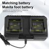 New 2 Slot Li-ion Battery Charger US EU Plug Quick 3A Charger for Makita 18V 21V BL1415 BL1815 BL1830 BL1850 Power Tool Charger