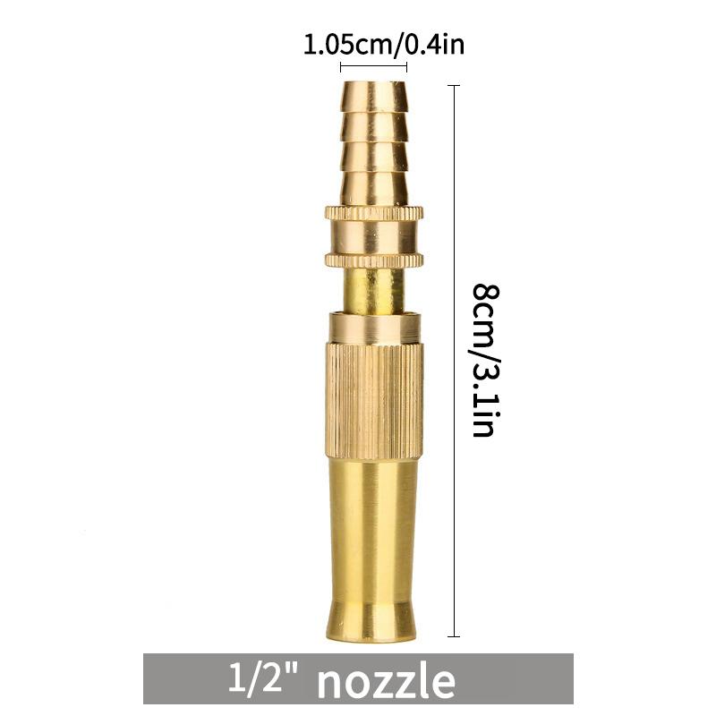 Duză de pulverizare Pistol de apă Aspersor direct din aliaj Presiune reglabilă Mașină de spălat furtun Robinet de apă Racord 1/2'' 3/4'' Conector rapid