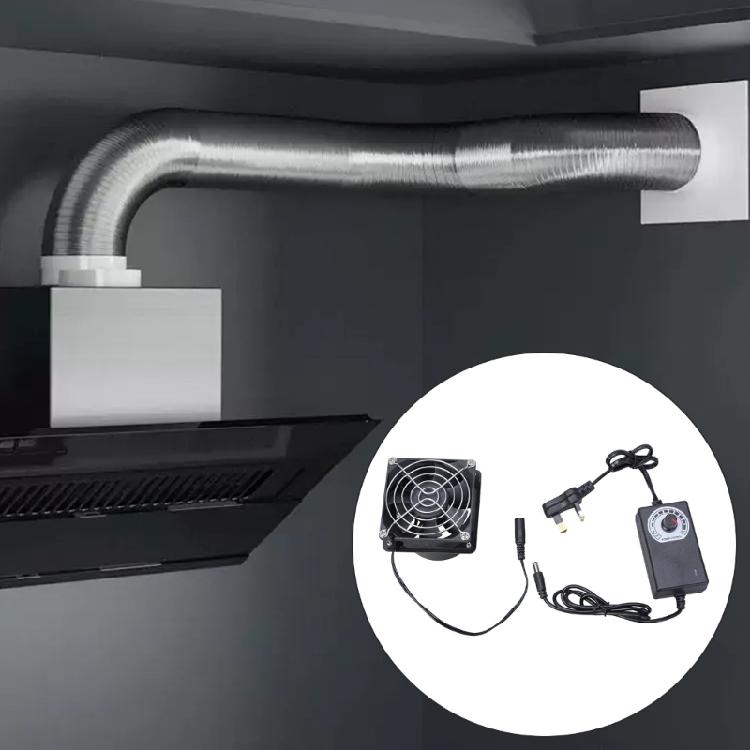 Extractor de Humos Silencioso Conducto Extractor Ventiladores Impulsores de Aire Ventilación Soplador de Aire de Extracción Ventilador Hogar Gallineros