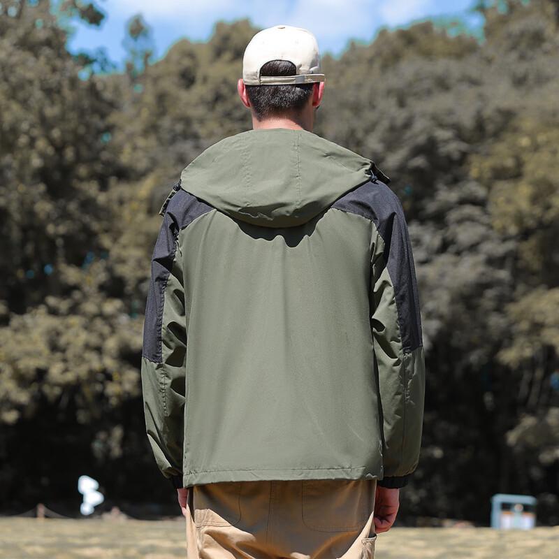 Jeep Men's Windproof Water-Repellent Casual Jacket