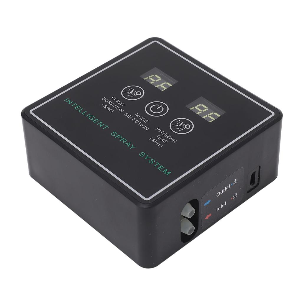 Reptile Fogger Smart Spray System Automatic Timing Humidifier 360 Degree Adjustable Misting Nozzles Mister for Terrarium