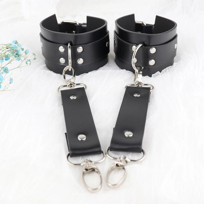 Sexy Lingerie Fetish Rave  Bondage Garter Belt Sex Clothes Hot Erotic Babydoll Porno Underwear Women PU Leather Body Harness