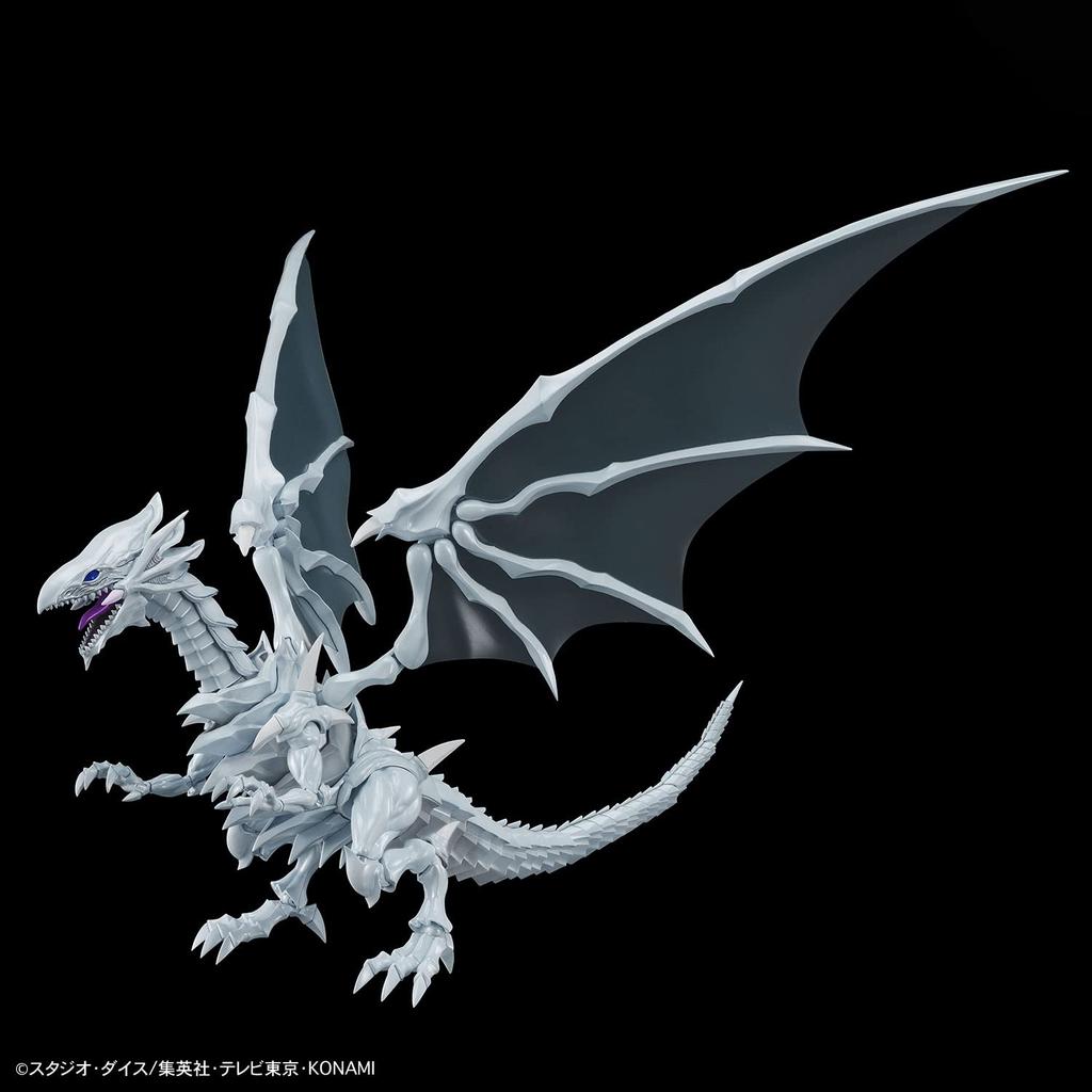 BANDAI SPIRITS Standard Amplified Duel Monsters White Dragon Plastic Model Kit Figure-rise Yu-Gi-Oh! Blue-Eyes Pre-colored