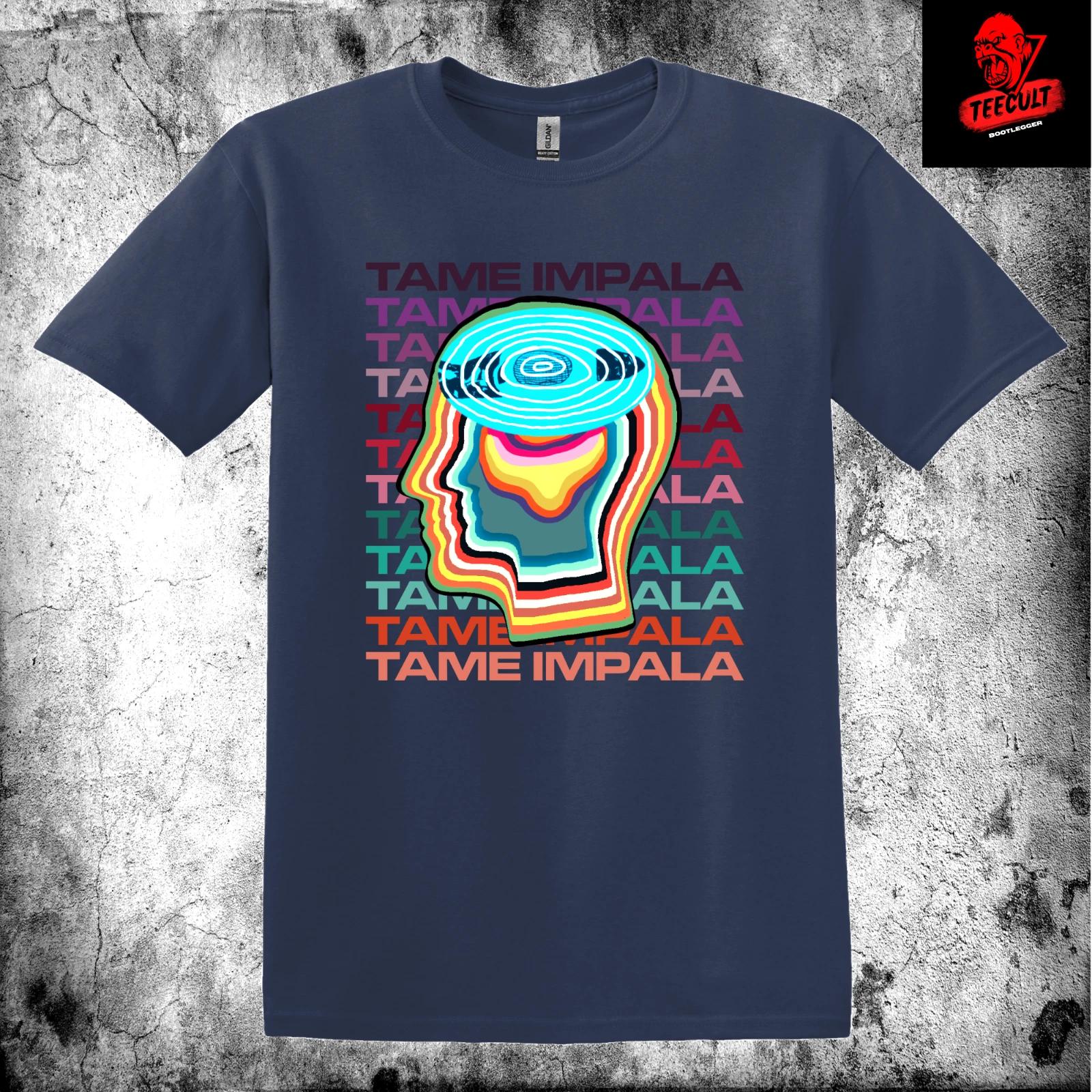 Men s and Women s T-shirts Tame Impala Indie Rock Band Music Tee Unisex Heavy Cotton XXXXL