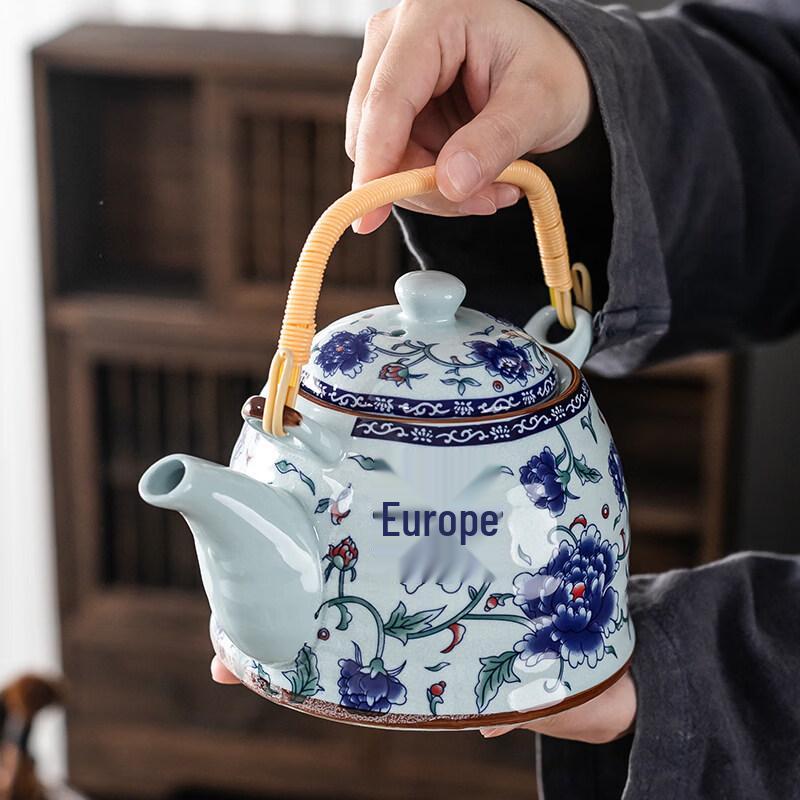 ZISIZ Large Ceramic Teapot