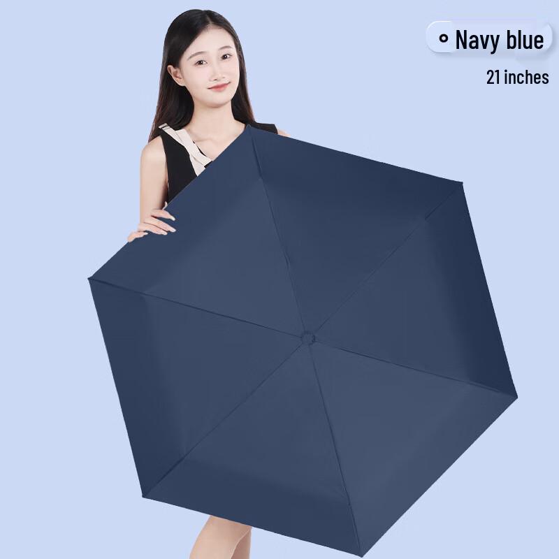 Nanqiao Automatic Ultra-Light UV Protection Travel Umbrella 21 inch 6-rib Three-fold