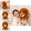 Plush Lion Toy With Pp Cotton Filling For Children Gift And Comfort