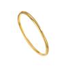 New H Fashion Stainless Steel Light Luxury Double T Open Spring Clasp Women's Bracelet