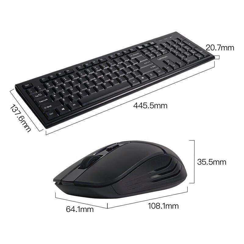 Lenovo KN200 Wireless Keyboard and Mouse Combo