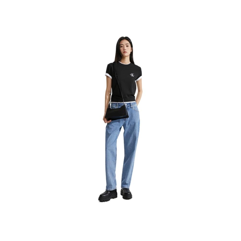 New CALVIN KLEIN Synthetic Material Shoulder Bag, Crossbody Bag Women's Black DH3587-001