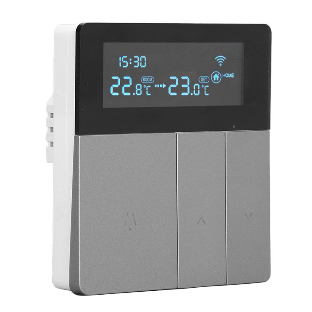 16A Smart Color Thermostat Programmable Smart Electric Heating Thermostat for Home Offices Shopping